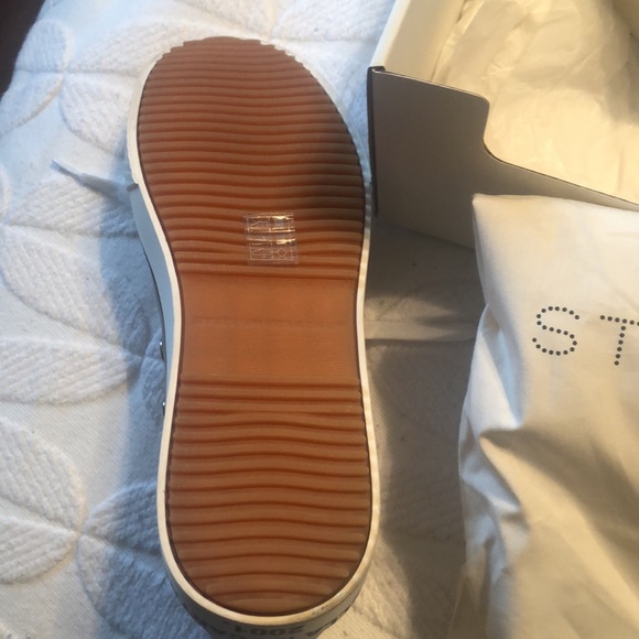 Stella McCartney silver high tops in excellent used condition - Picture 3 of 5